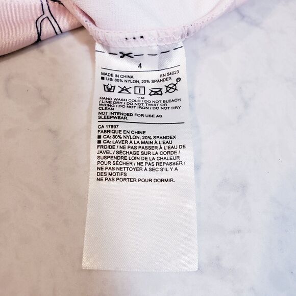 Janie & Jack Girls Ruffle L/S Pink Floral Rash Guard Swim Top US Size 4 - Picture 5 of 11